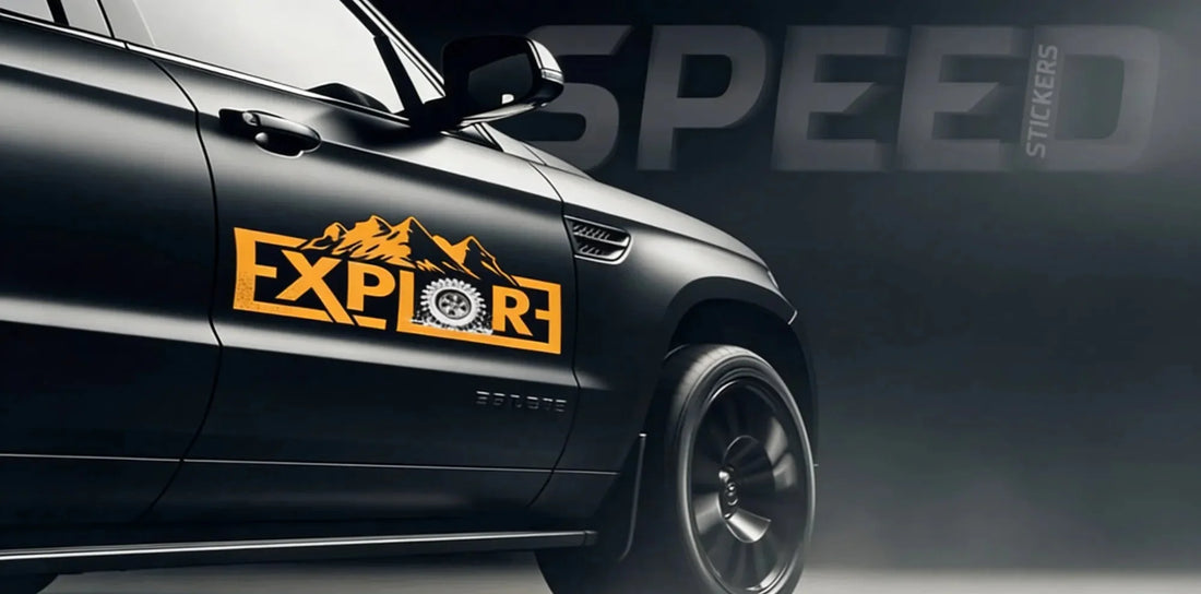 Stickers That Blend Style with Performance -Transparent Speed Stickers