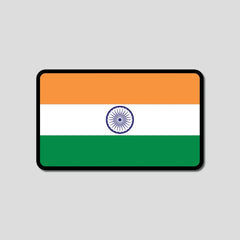 Indian Flag Rectangle