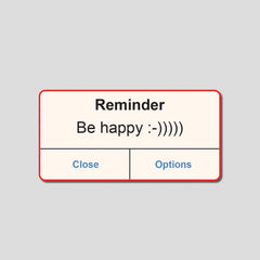 Reminder Be Happy