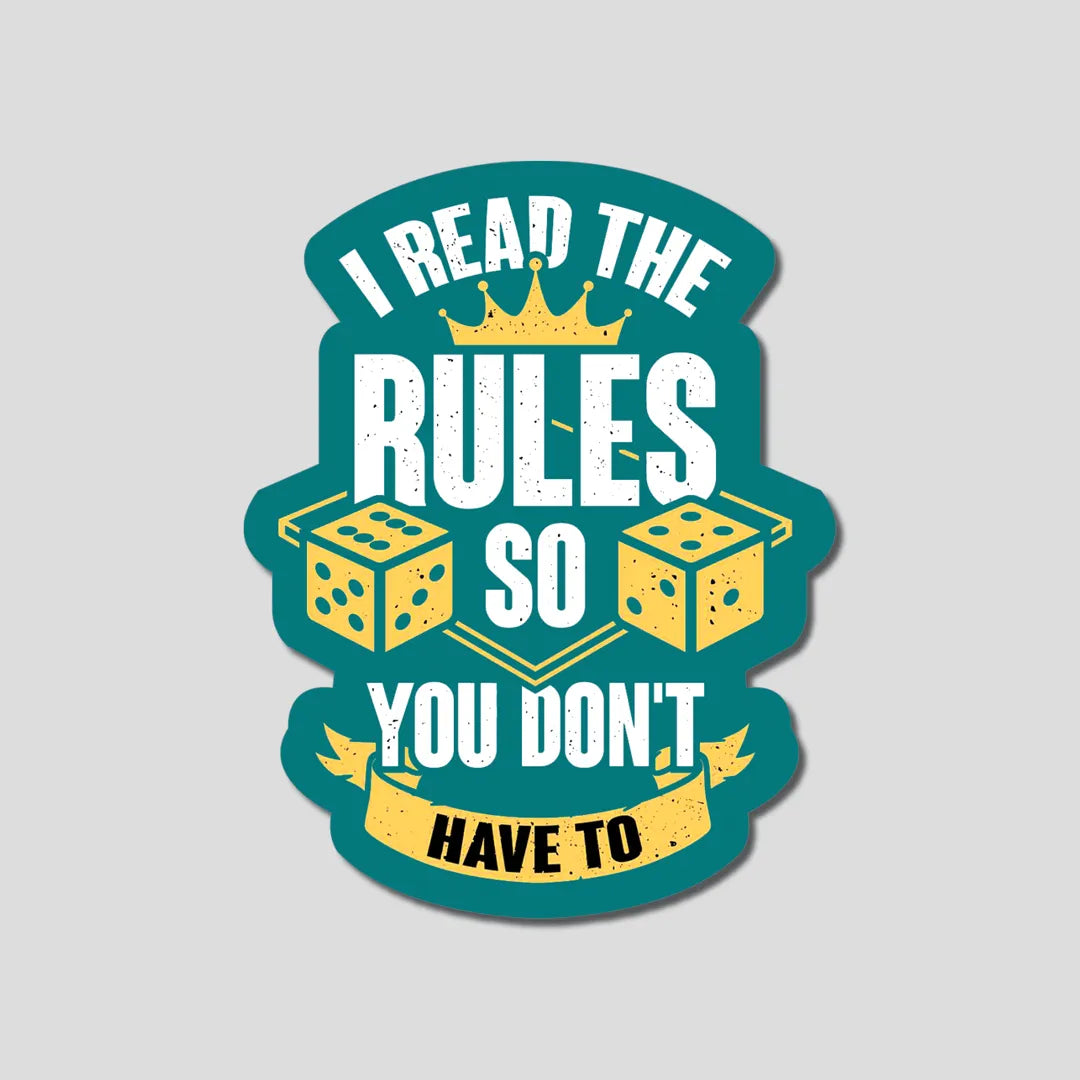 I read rules