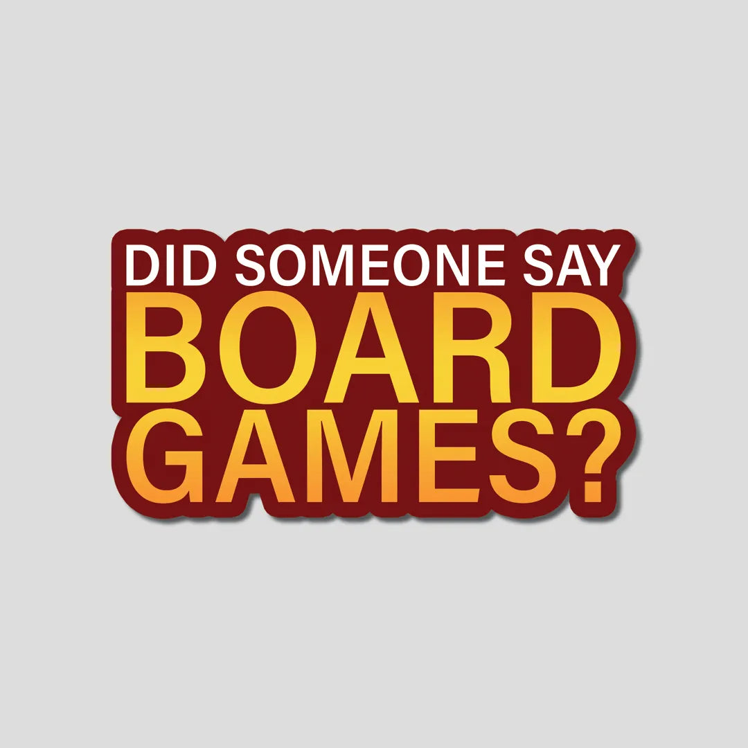 Did someone say boardgames