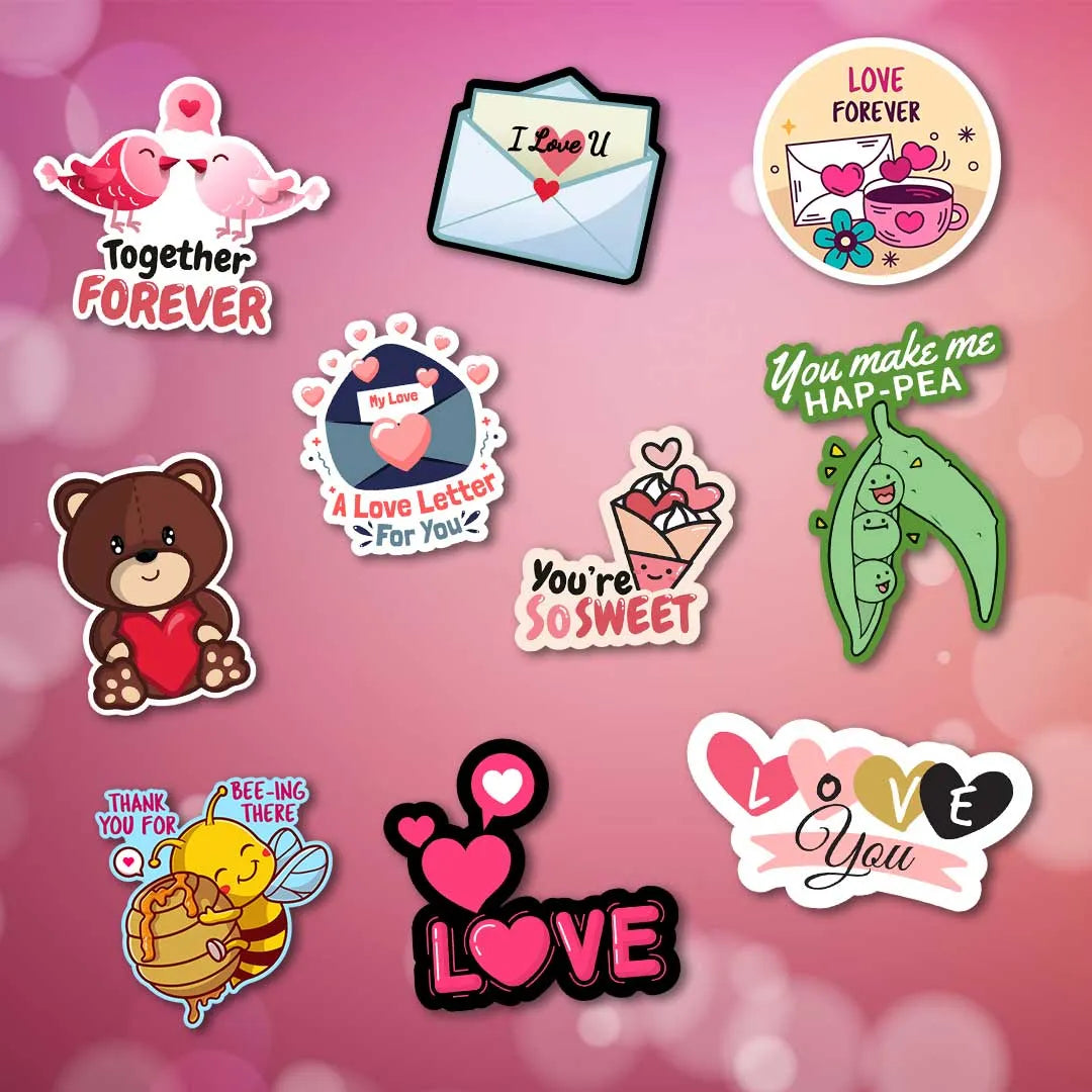 Valentines - Sticker Pack of 10