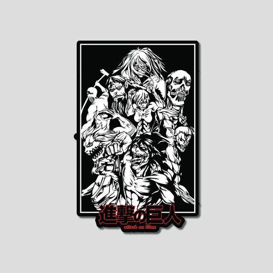 AOT Poster Art B/W