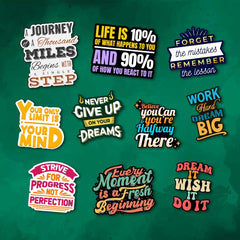 Motivational- Sticker Pack of 10