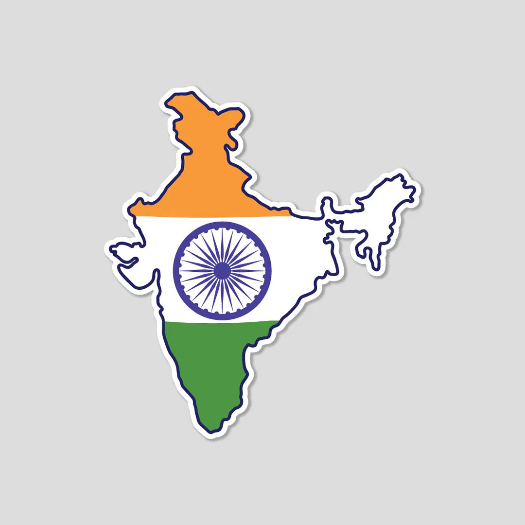 Indian Flag Map