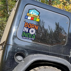 Born In India - Bumper Sticker