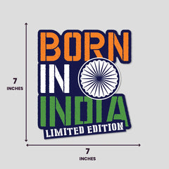 Born In India - Bumper Sticker