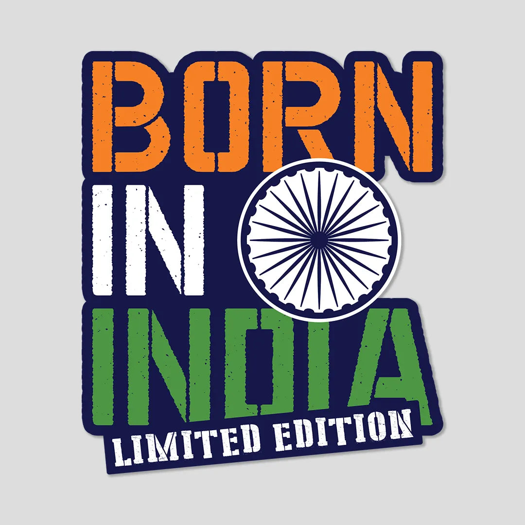 Born In India - Bumper Sticker