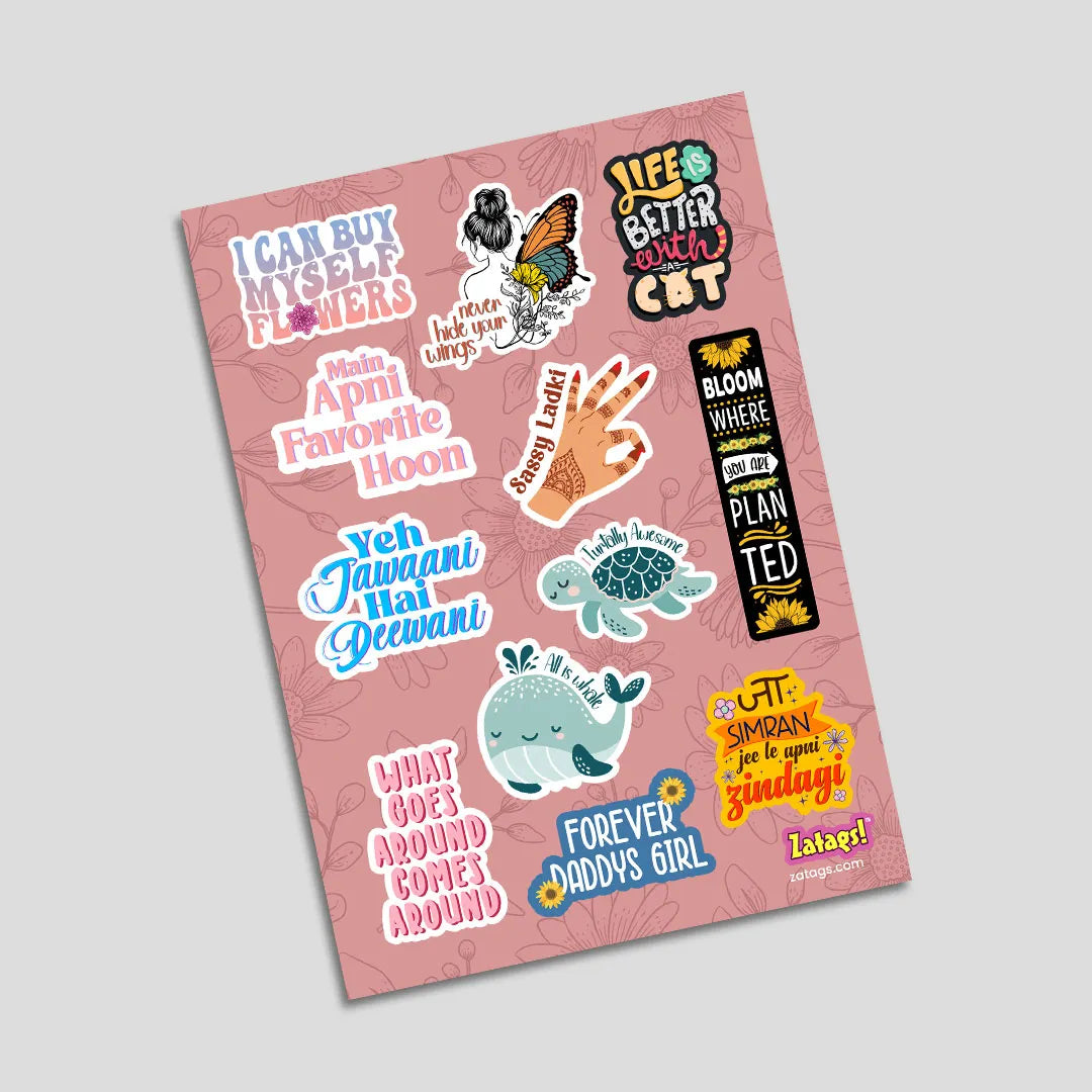 Diva Diaries - Mini Sticker Sheet