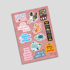 Diva Diaries - Mini Sticker Sheet