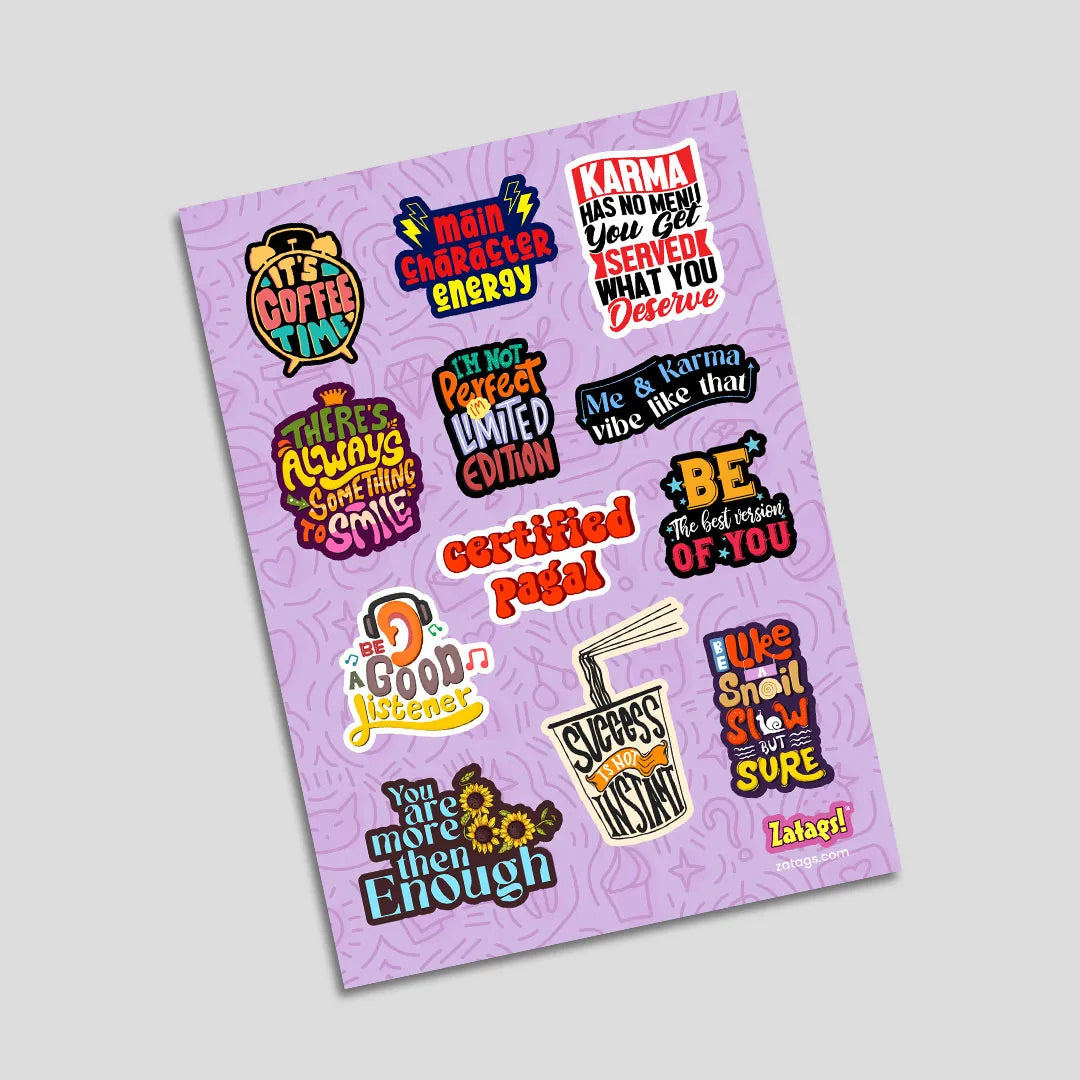 Pretty in Power - Mini Sticker Sheet