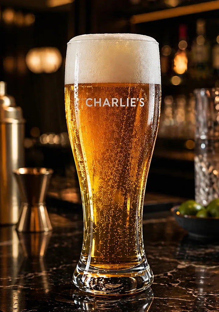 Clear Beer glass