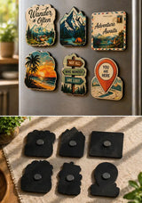 Wood Magnet