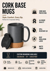 Cork Based Ceramic Mugs