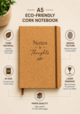 Cork Eco Friendly A5 note Book