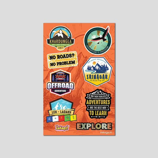 Adventure Offroad, Sticker Sheets