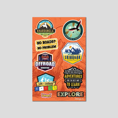 Adventure Offroad - Mini Sticker Sheet