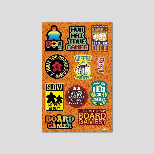 Board gaming, Sticker Sheets