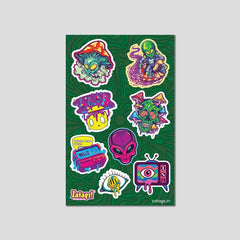 Trippy Psychedelic - Mini Sticker Sheet