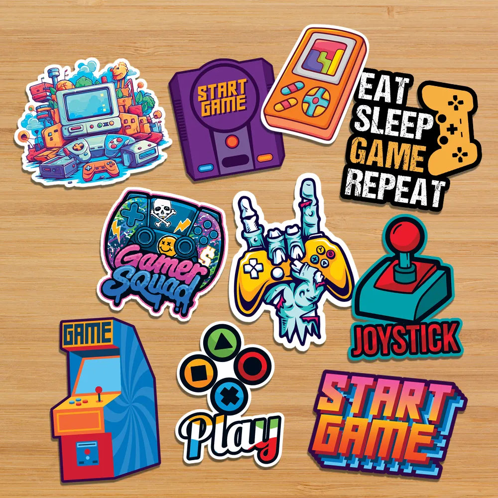 Gaming - Sticker Pack of 10