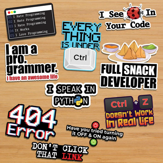 Programmer - Gang of sticker, Pack of 10