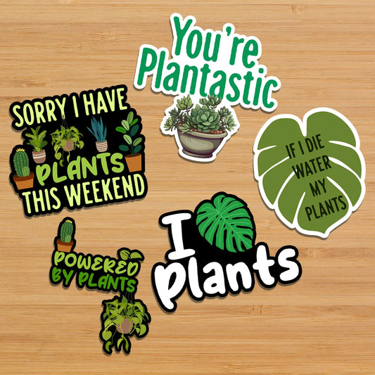 Plants - Gang of sticker, Pack of 5