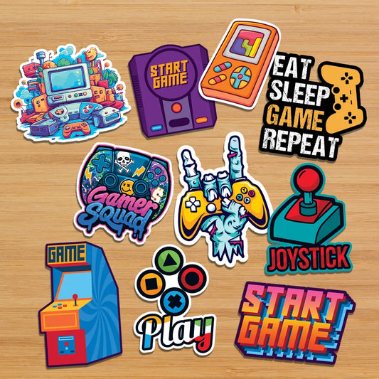 Gaming - Gang of sticker, Pack of 10