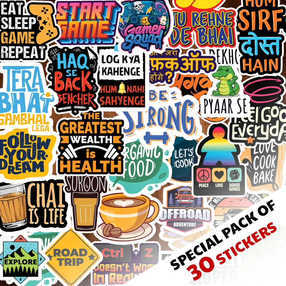 Lifestyle - Sticker Pack of 30