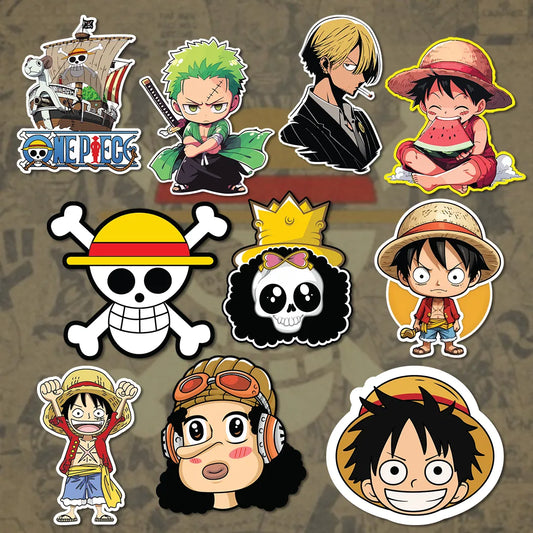 One Piece- Gang of Sticker, Pack of 10