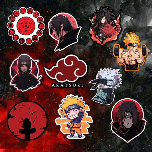 Naruto- Gang of Sticker, Pack of 10