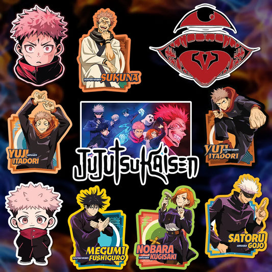 Jujutsu Kaisen- Gang of Sticker, Pack of 10