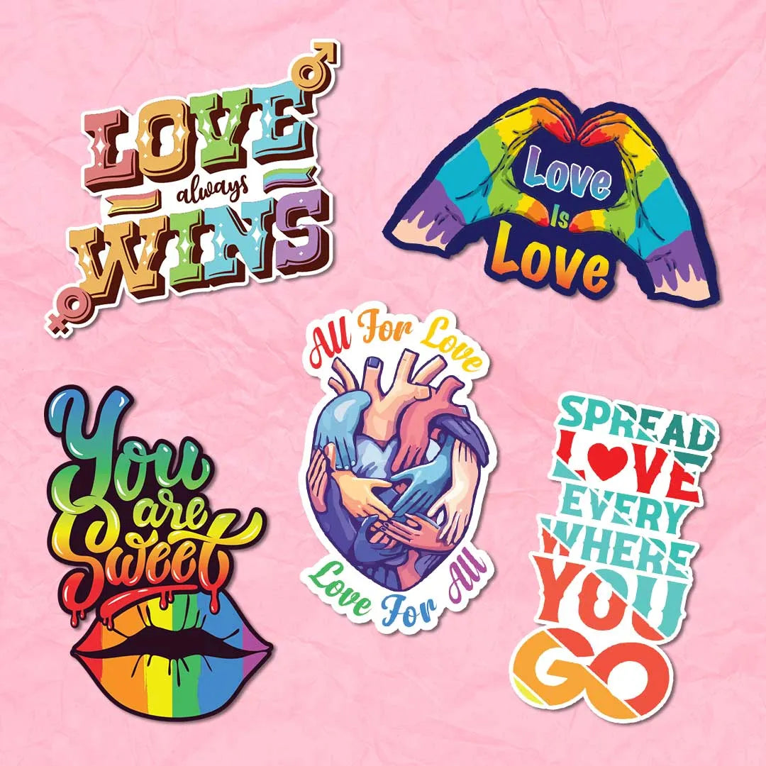 LGBTQ+ - Sticker Pack of 5