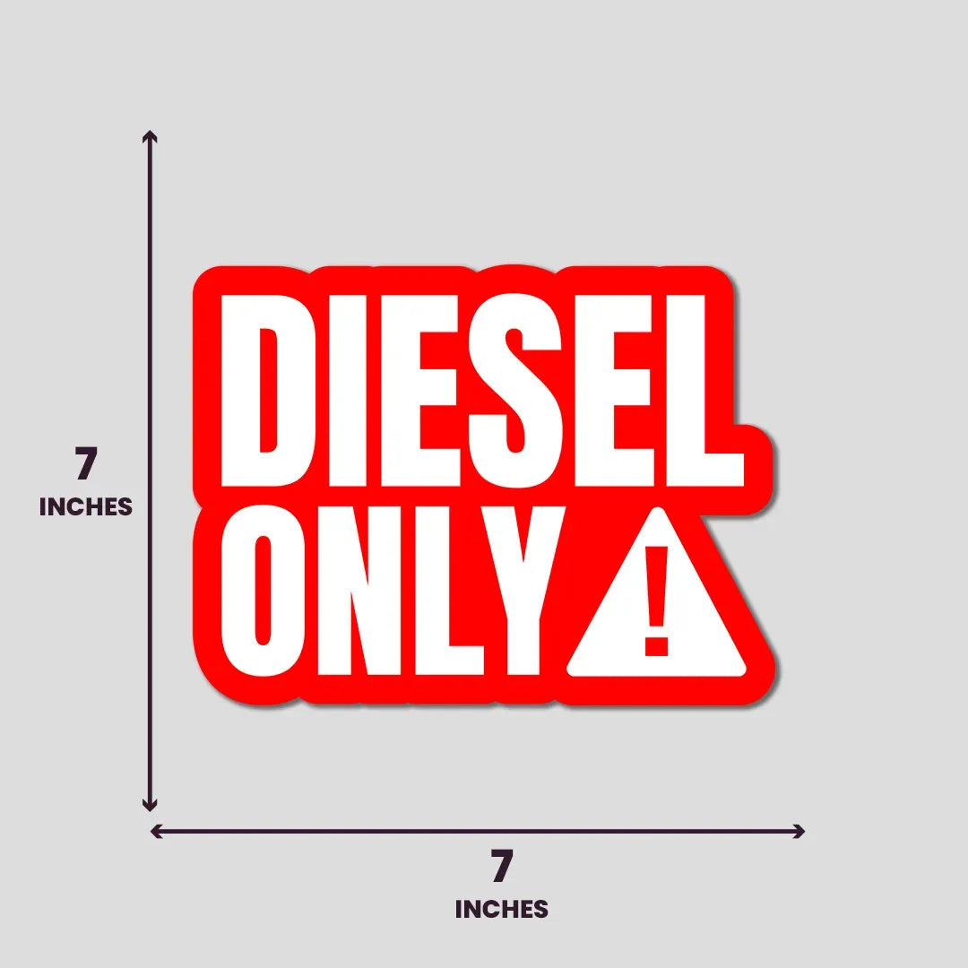 Diesel Only - Bumper Sticker