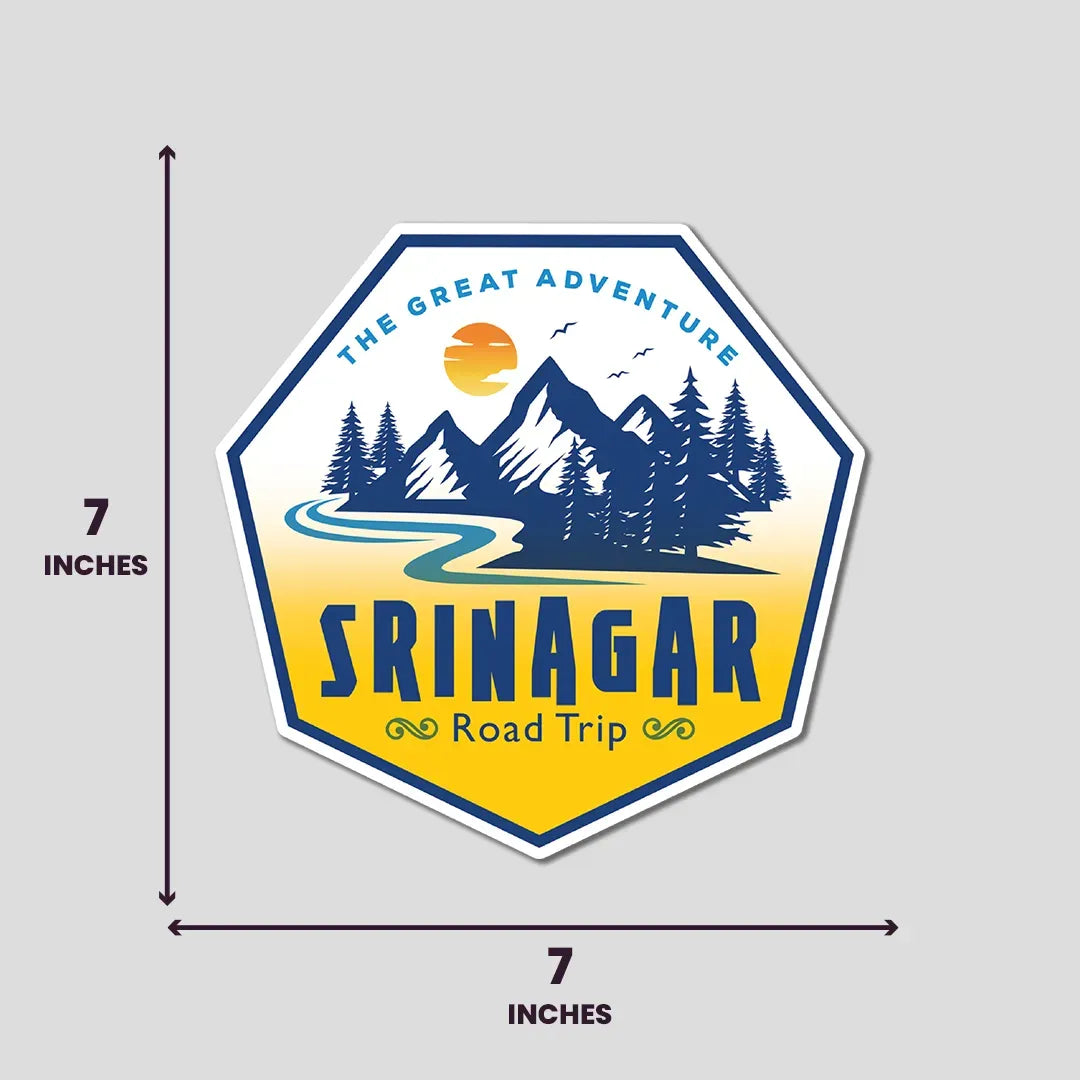 Srinagar - Bumper Sticker