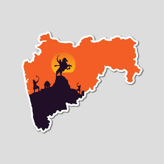 Maharashtra Map (Big Sticker)