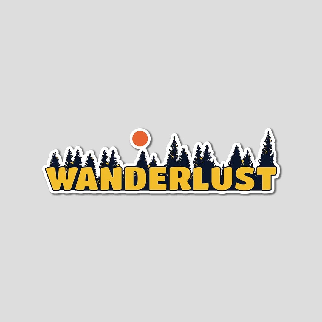 Wanderlust - Bumper Sticker