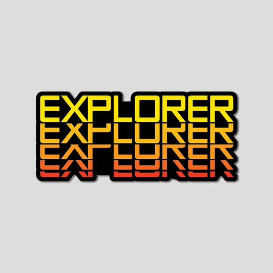 Explorer (Big Sticker)