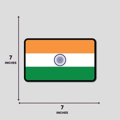 India Flag Rectangle - Bumper Sticker