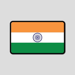 India Flag Rectangle - Bumper Sticker