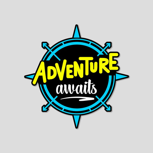 Adventure Awaits (Big Sticker)