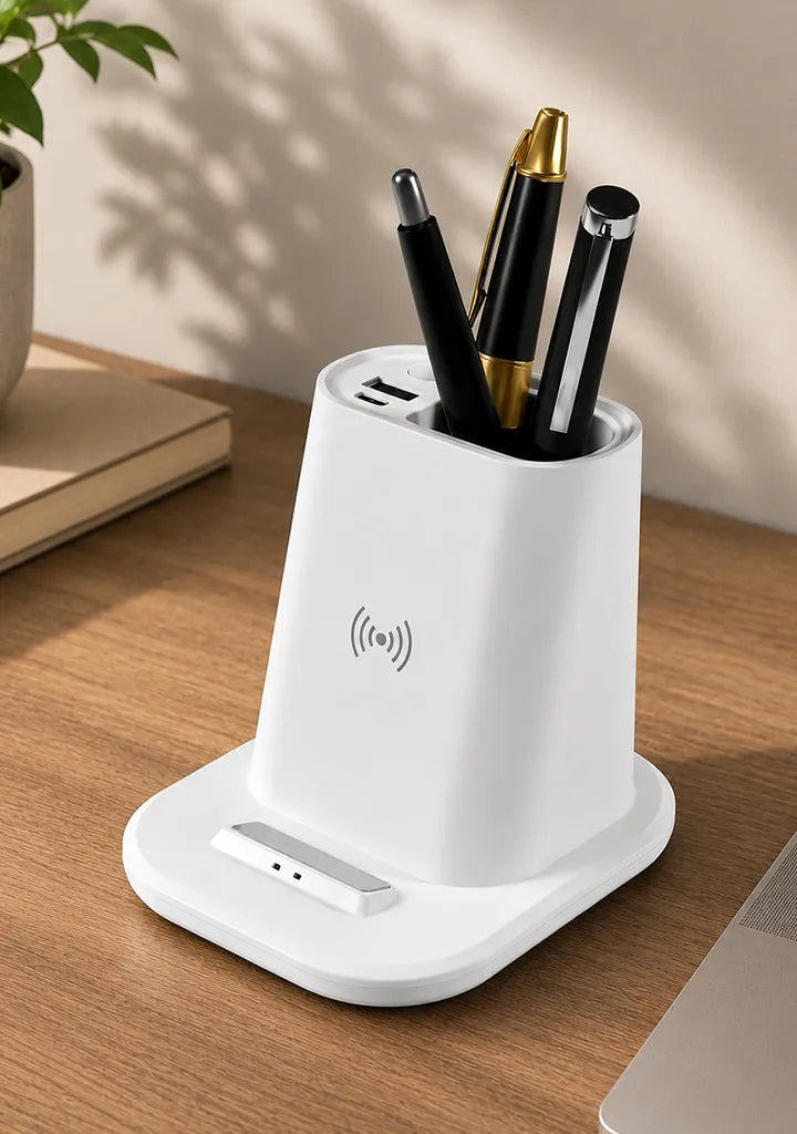 Pen Stand with Wireless charger