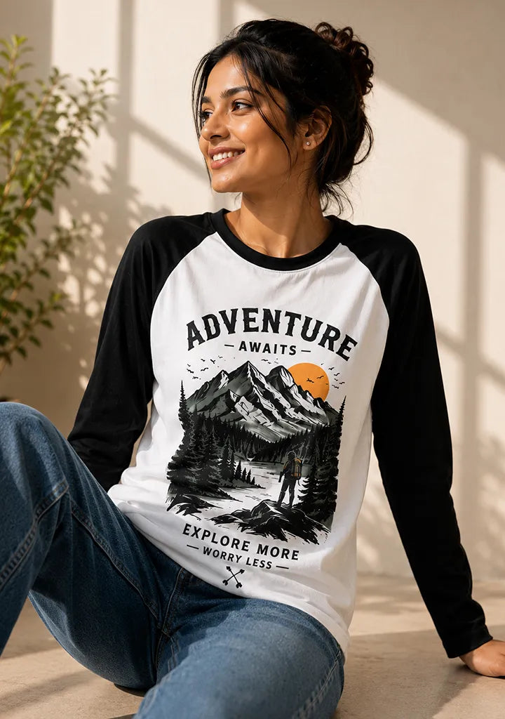 Raglan Full sleeves Tshirts
