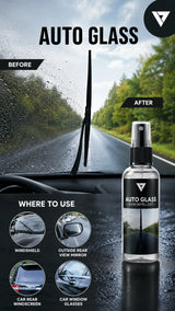 Rain Repellent Spray for helmets and car windshields