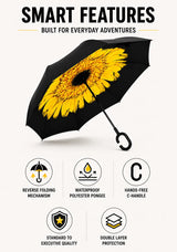 Reverse Inverted Umbrella with C-Handle