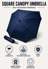 Square canopy umbrella